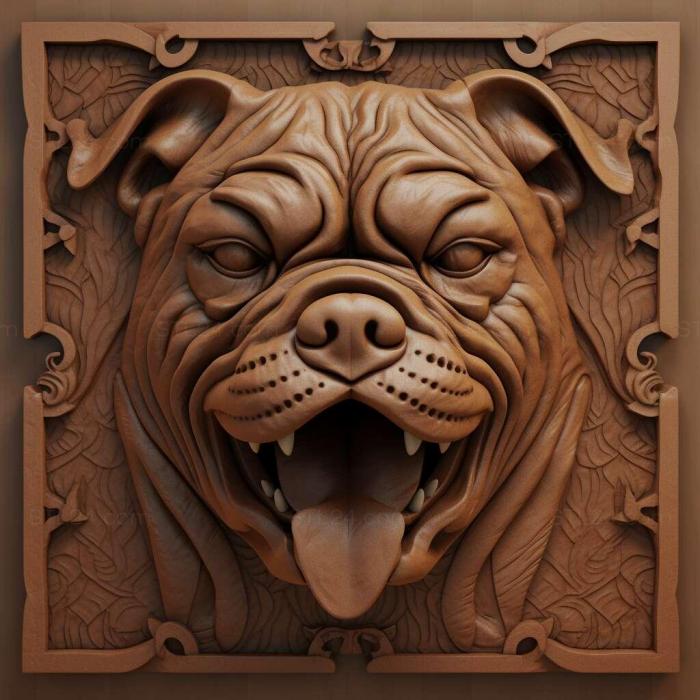 Nature and animals (Nagazi dog 2, NATURE_6026) 3D models for cnc